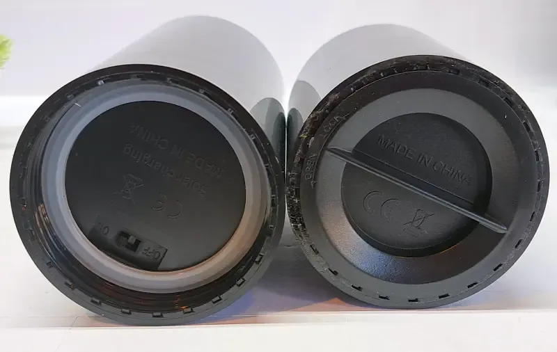 Zakrętka i włącznik wodoodpornej świecy solarnej